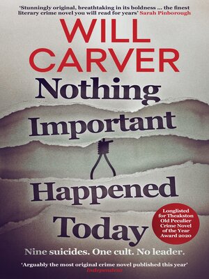cover image of Nothing Important Happened Today